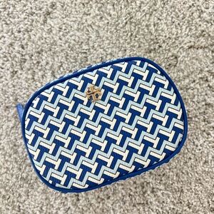 New Tory Burch T Zag Makeup Pouch